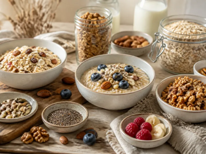 Müsliarten im Überblick: Basismüsli, Granola, Porridge und mehr
