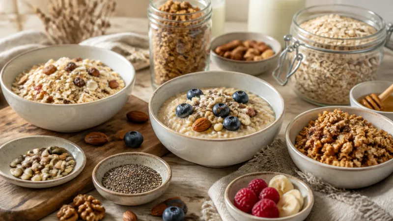 Müsliarten im Überblick: Basismüsli, Granola, Porridge und mehr