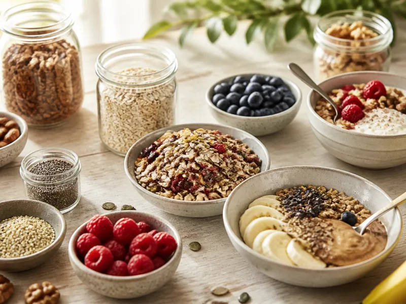 Müslifrühstück planen: Wochenplan, Meal Prep und Kombinationen