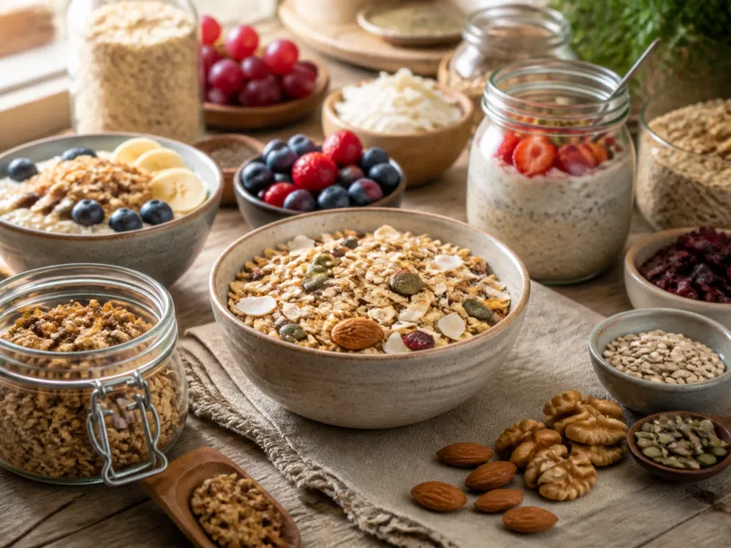 Müsli selber machen: Grundformel, Granola, Overnight Oats und mehr