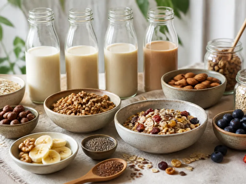Pflanzendrinks zum Müsli: Hafer, Soja, Mandel und mehr im Vergleich